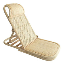 Load image into Gallery viewer, Rattan Beach Lounger Chair